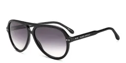 Shop ISABEL MARANT Aviator Sunglasses in Black online.