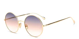 Shop ISABEL MARANT Round Sunglasses in Rose Gold online.