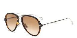 Shop ISABEL MARANT Pilot Sunglasses in Havana Silver online.