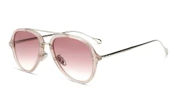 Shop ISABEL MARANT Pilot Sunglasses in Nude Palladium online.