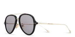 Shop ISABEL MARANT Pilot Sunglasses in Black Gold online.