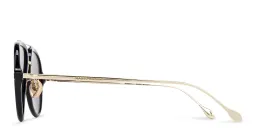 Shop ISABEL MARANT Pilot Sunglasses in Black Gold online.