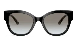 Shop PRADA Square Sunglasses in Black online.