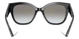 Shop PRADA Square Sunglasses in Black online.