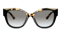 Shop PRADA Square Sunglasses in Black online.