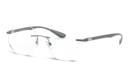 تسوق نظارة طبية بإطار غير منتظم للجنسين راي بان بلون رصاصي أونلاين.