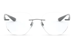 Shop Ray-Ban Unisex Irregular Eyeglasses in Gunmetal online.