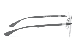 Shop Ray-Ban Unisex Irregular Eyeglasses in Gunmetal online.