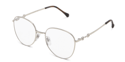 Shop GUCCI Aviator Eyeglasses in Gold online.