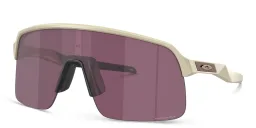 Shop Oakley Half-Rim Wide Rectangle Sunglasses in Light Gold online.