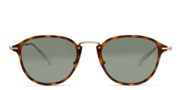 Shop MONTBLANC Following Seas 555 Unisex Square Sunglasses in Havana online.