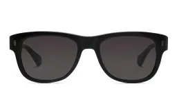 Shop Cartier Signature C de Cartier Rectangle Sunglasses in Black online.