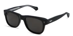 Shop Cartier Signature C de Cartier Rectangle Sunglasses in Black online.