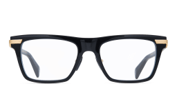Shop BALMAIN Sentinelle I Unisex Square Eyeglasses in Black online.