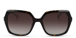 Shop Calvin Klein Oversized Square Sunglasses in Brown online.