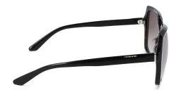 Shop Calvin Klein Oversized Square Sunglasses in Brown online.