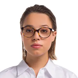 تسوق نظارة طبية بإطار دائري EYE'M بلون Havana أونلاين.