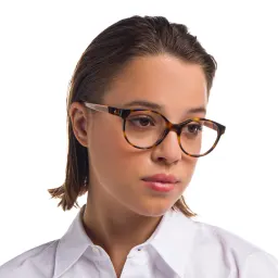 تسوق نظارة طبية بإطار دائري EYE'M بلون Havana أونلاين.