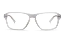 Shop EYE'M Wide Rectangle Eyeglasses in Clear online.