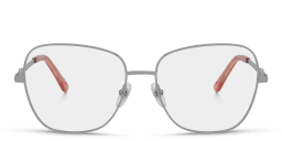 Shop EYE'M Wide Square Eyeglasses in Silver online.