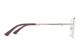 Shop EYE'M Wide Cat-Eye Eyeglasses in Pale Gold online.