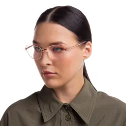 تسوق نظارة طبية بإطار كات آي واسع EYE'M بلون ذهبي وردي أونلاين.