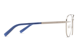 Shop EYE'M Wide Aviator Eyeglasses in Silver online.