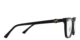 Shop EYE'M Wide Cat Eye Eyeglasses in Black online.