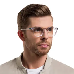 تسوق نظارة طبية بإطار دائري EYE'M بلون Clear أونلاين.