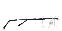 Shop EYE'M Rimless Rectangle Eyeglasses in Grey online.