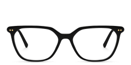 Shop EYE'M Square Eyeglasses in Black online.