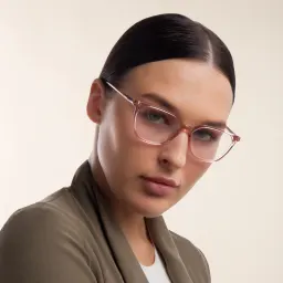 تسوق نظارة طبية بإطار مربع EYE'M بلون Pink أونلاين.