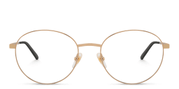 Shop EYE'M Round Eyeglasses in Gold Black online.