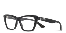 Shop EYE'M Cat-Eye Eyeglasses in Black online.