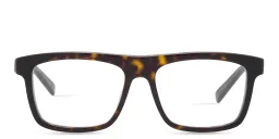 Shop EYE'M Square Eyeglasses in Brown online.