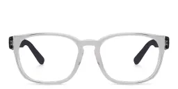 Shop EYE'M Kids Rectangle Eyeglasses in Clear online.