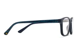 Shop EYE'M Kids Rectangle Eyeglasses in Blue online.