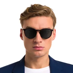 تسوق نظارة شمسية بإطار دائري EYE'M بلون مموه أونلاين.