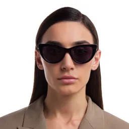 Shop EYE'M Cat Eye Sunglasses in Black online.