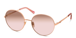 Shop EYE'M Round Sunglasses in Gold online.