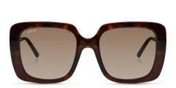 Shop EYE'M Square Sunglasses in Havana online.