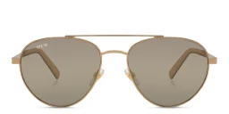 تسوق نظارة شمسية بإطار أفياتور EYE'M بلون Antique Gold أونلاين.