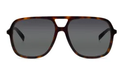 Shop EYE'M Rectangle Sunglasses in Havana online.