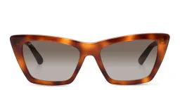 Shop EYE'M Cat Eye Sunglasses in Havana online.