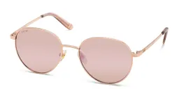 Shop EYE'M Kids Round Sunglasses in Gold online.