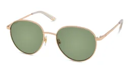 Shop EYE'M Kids Round Sunglasses in Gold online.