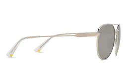 Shop EYE'M Kids Aviator Sunglasses in Silver online.