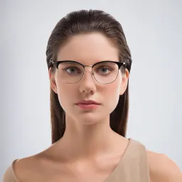 Shop BURBERRY Square Eyeglasses in Light Gold/Black online.