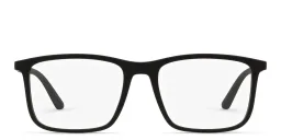 تسوق نظارة طبية مستطيلة امبوريو أرماني بلون Matte Black أونلاين.