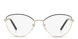 Shop PRADA Wide Cat Eye Eyeglasses in Gold online.